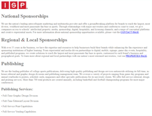Tablet Screenshot of ispsports.com